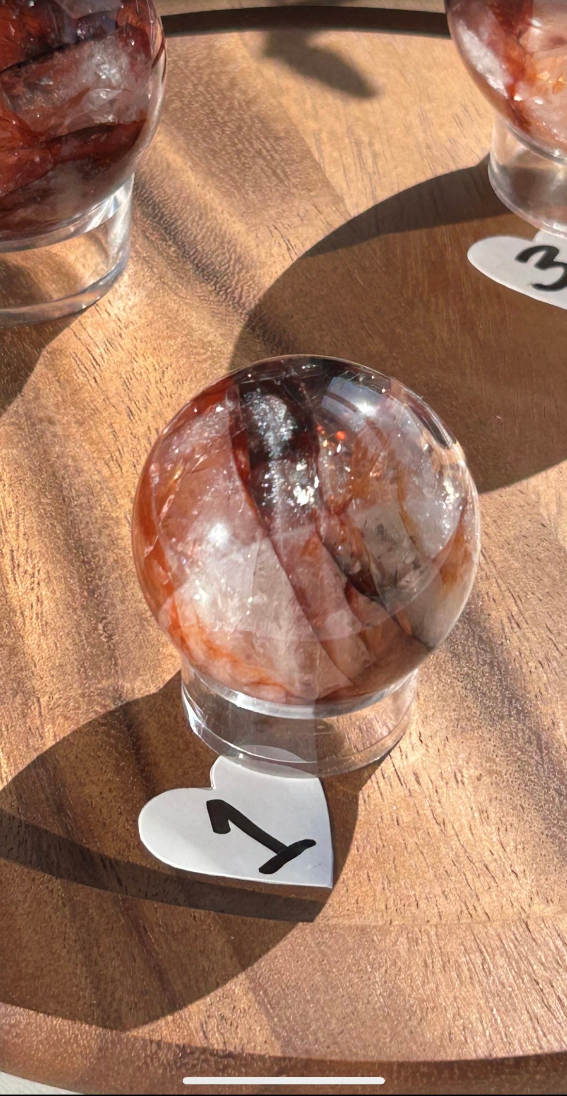 Fire Quartz Sphere