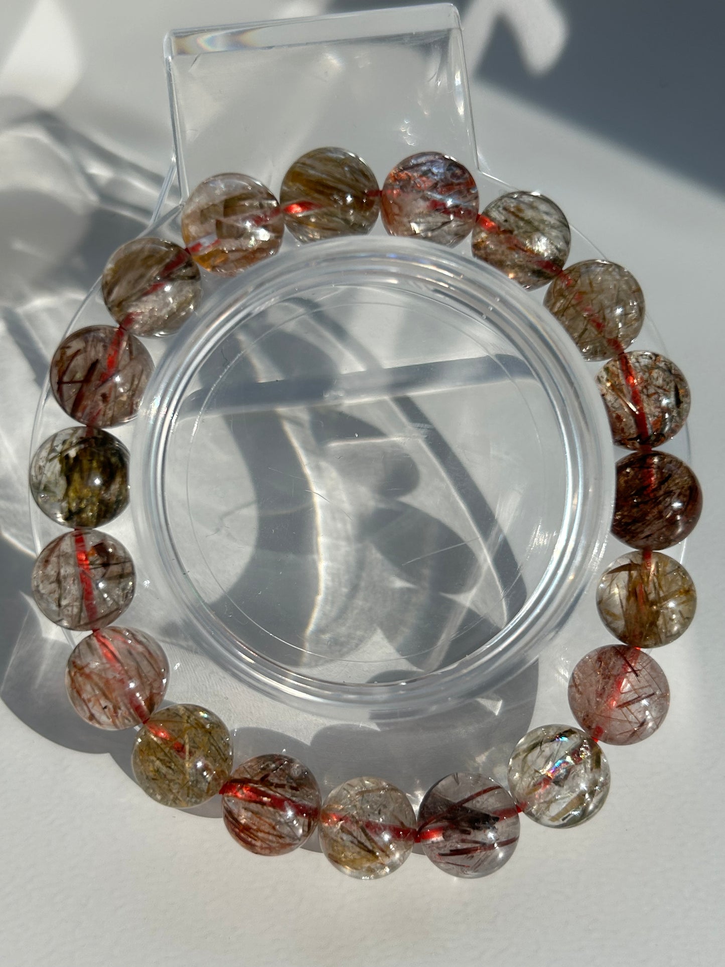 Rutilated Quartz Beaded Bracelets