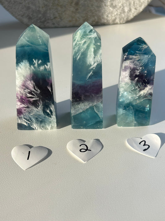 Feather Fluorite towers