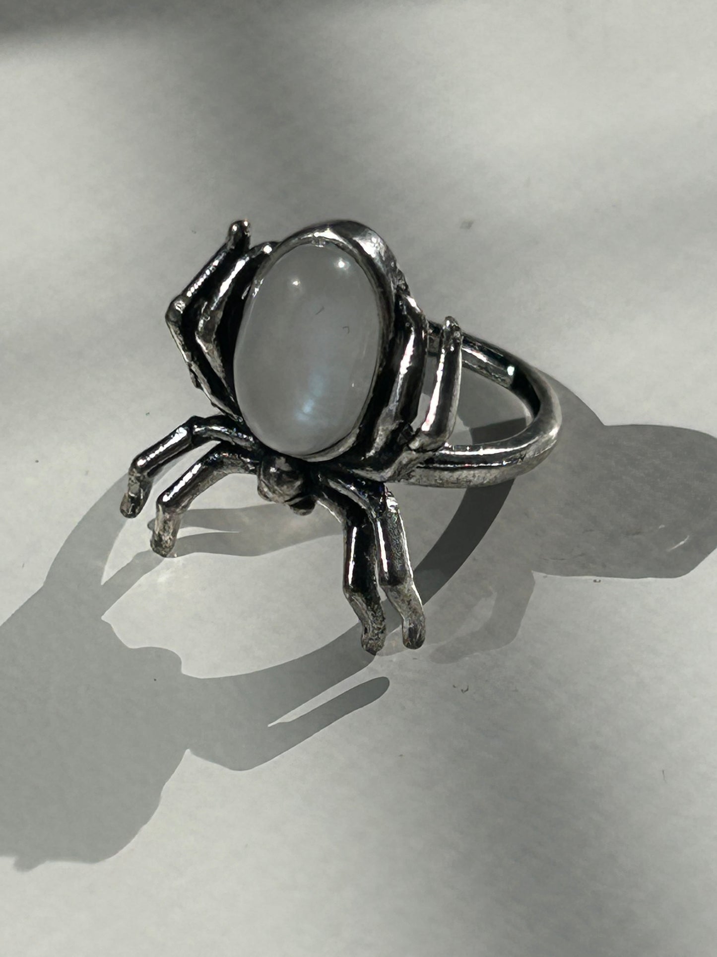 Large Spider Crystal ring