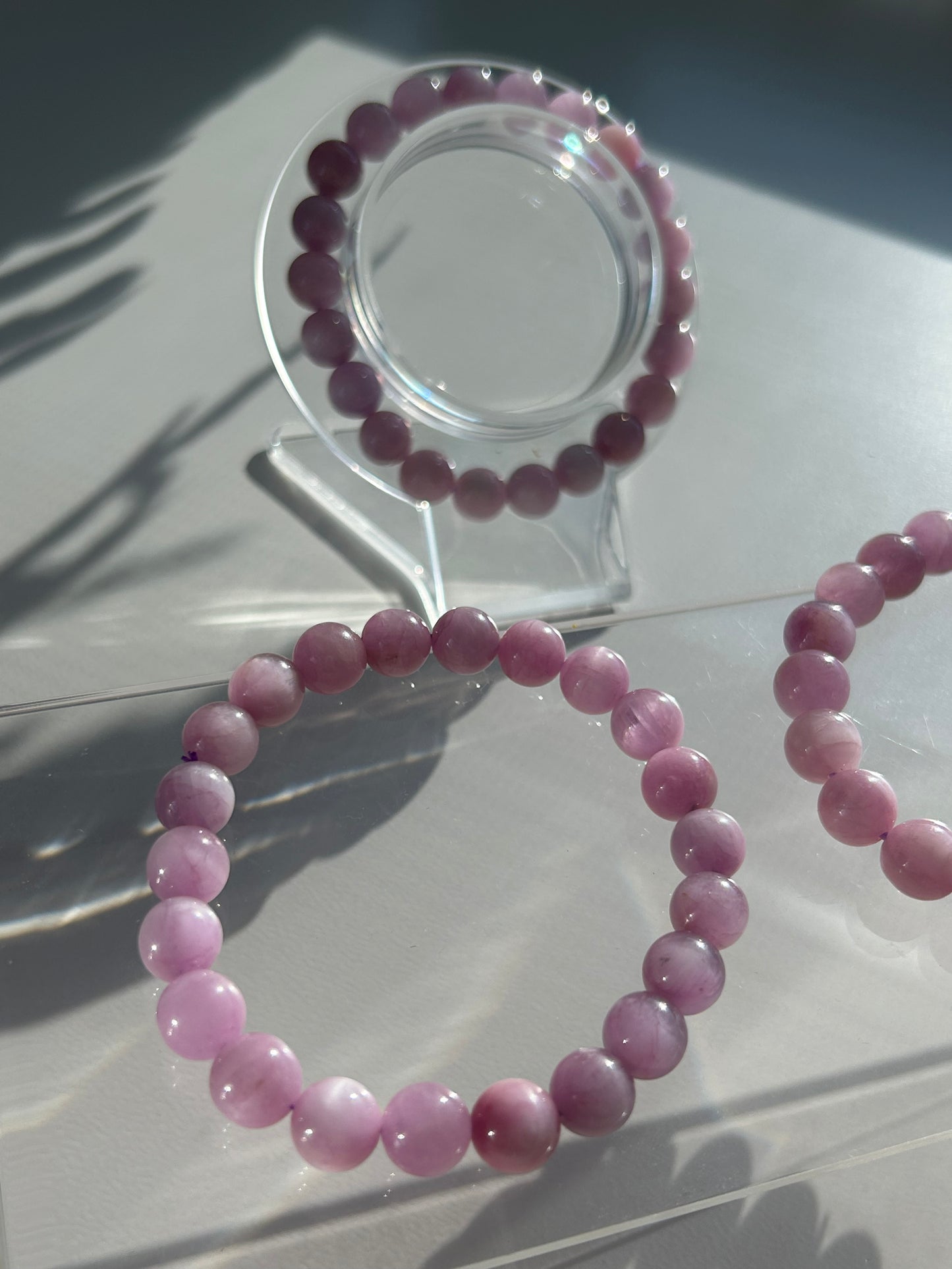 Kunzite Beaded bracelet