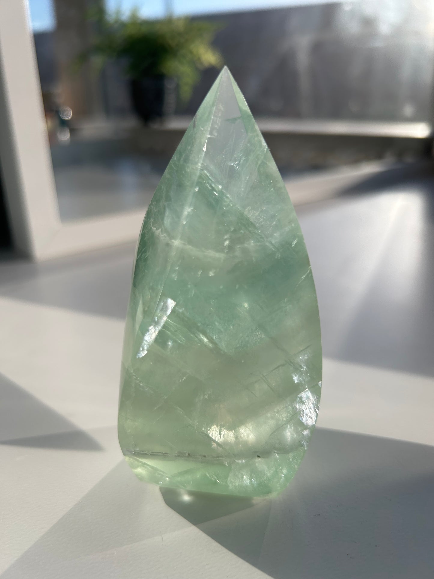 Green Fluorite Flame