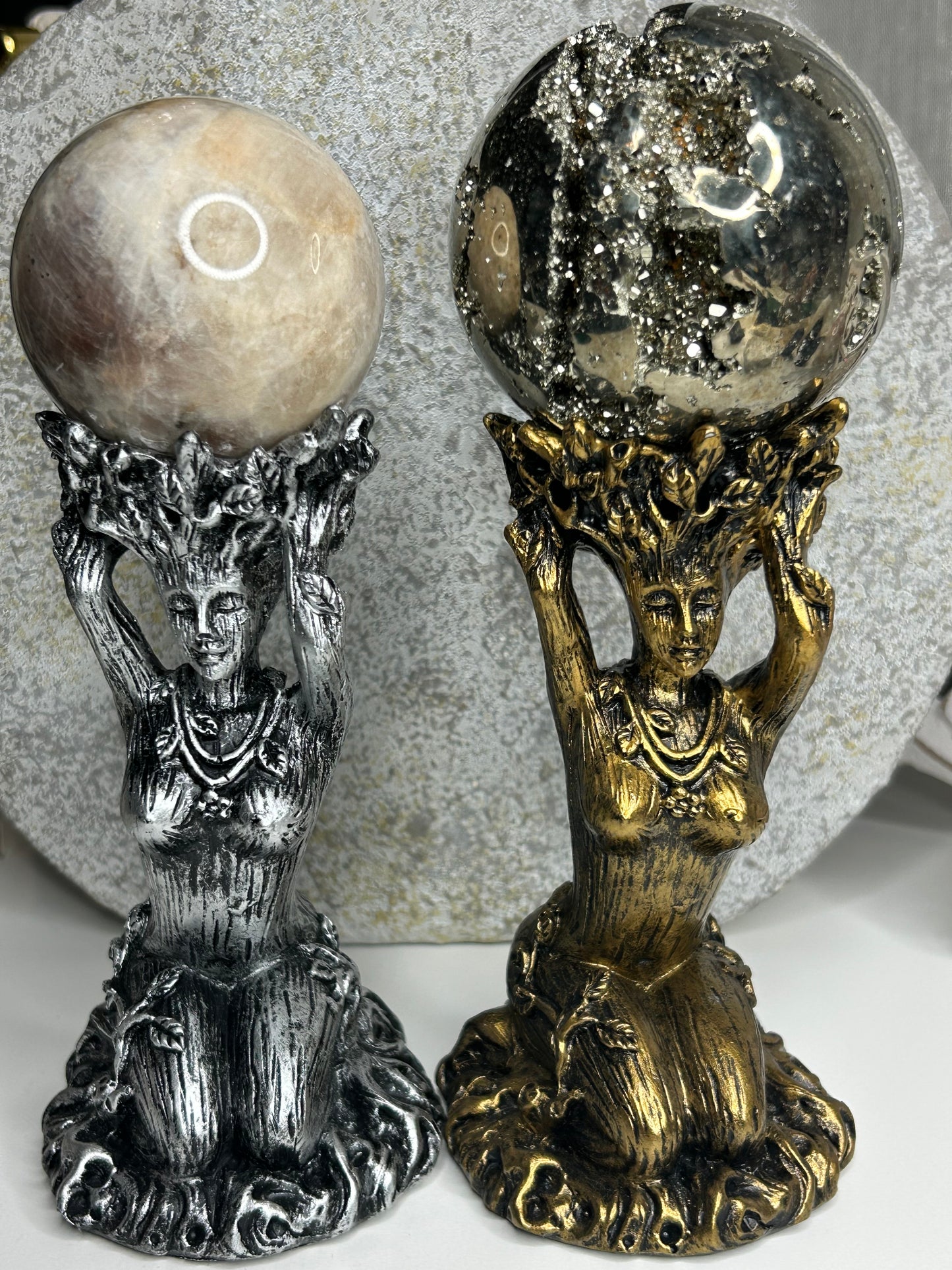 Forest Tree Goddess Sphere Holder