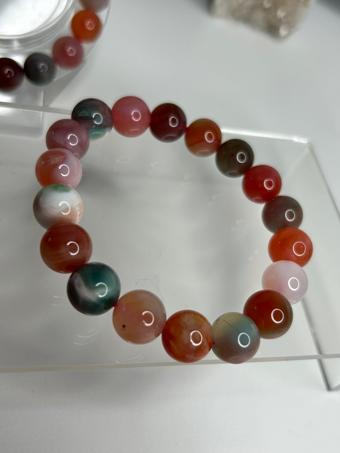 Yanyuan agate beaded bracelets