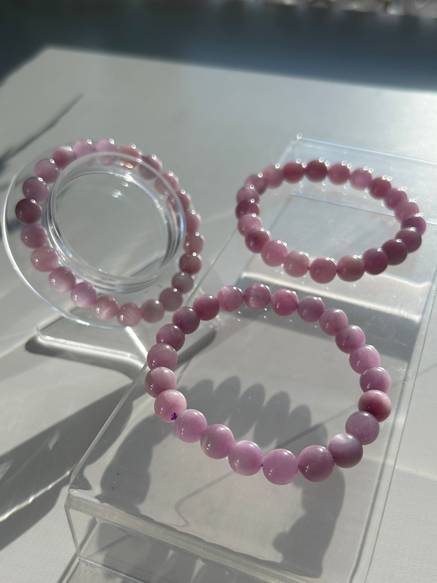 Kunzite Beaded bracelet