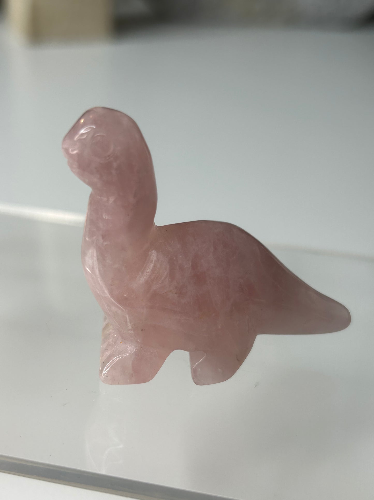 Small crystal  Dino carving