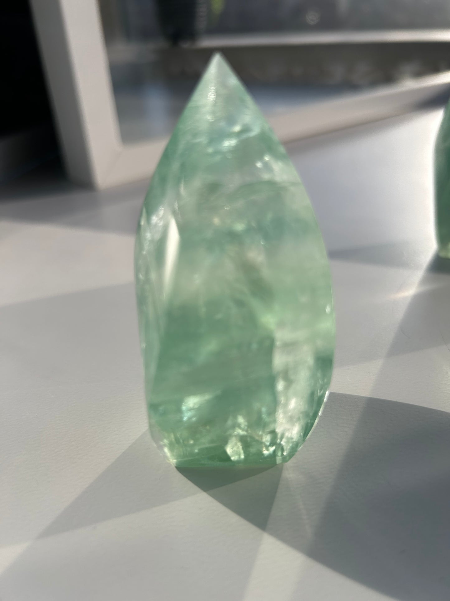 Green Fluorite Flame