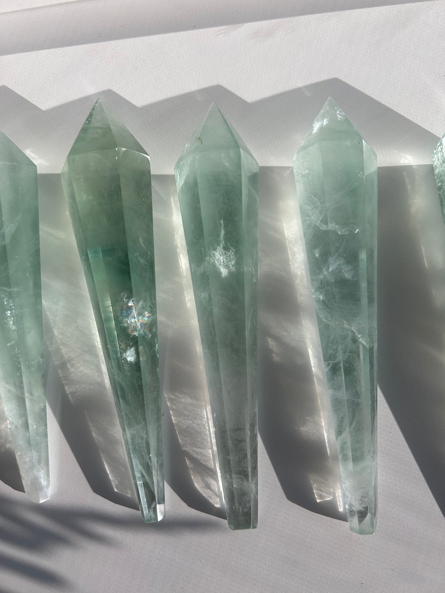 Large Green Fluorite Wand