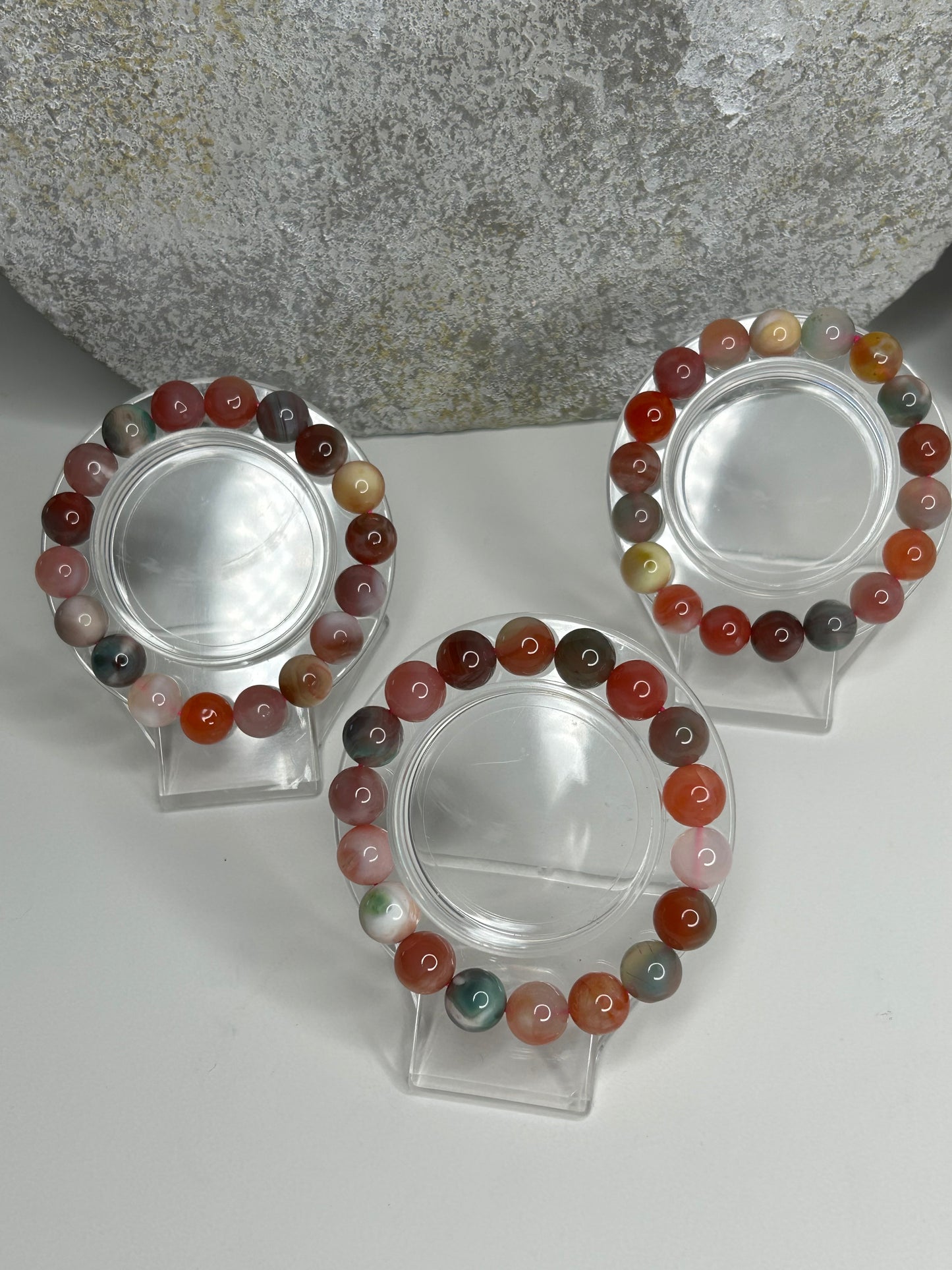 Yanyuan agate beaded bracelets