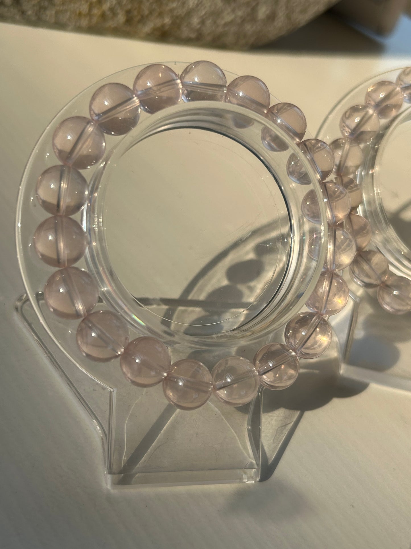 High Quality Gemmy Rose Quartz Bracelet