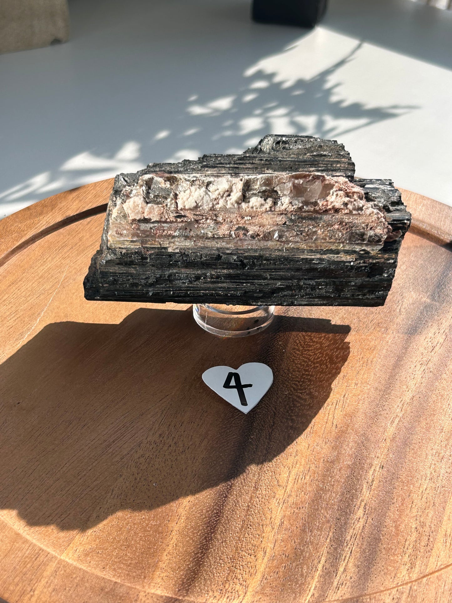 Raw Black Tourmaline logs with Mica