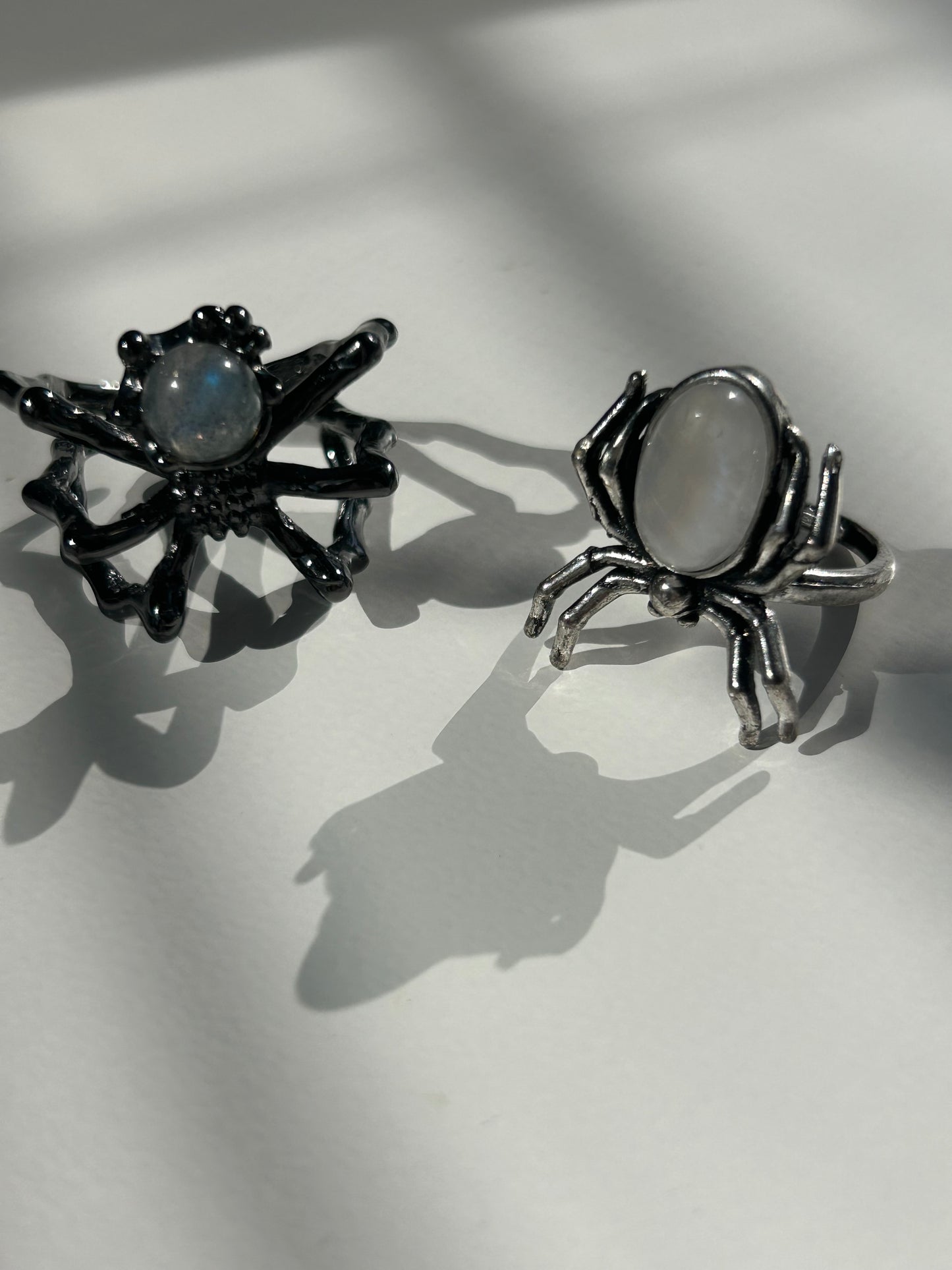 Large Spider Crystal ring