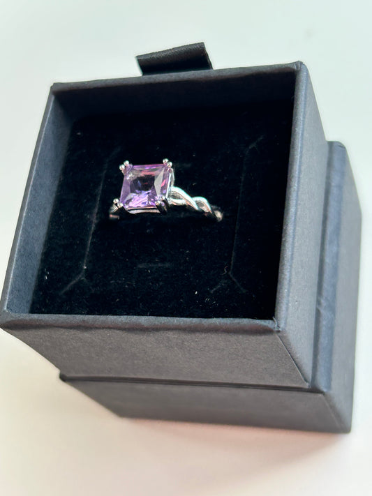 Amethyst sterling silver 925 ring