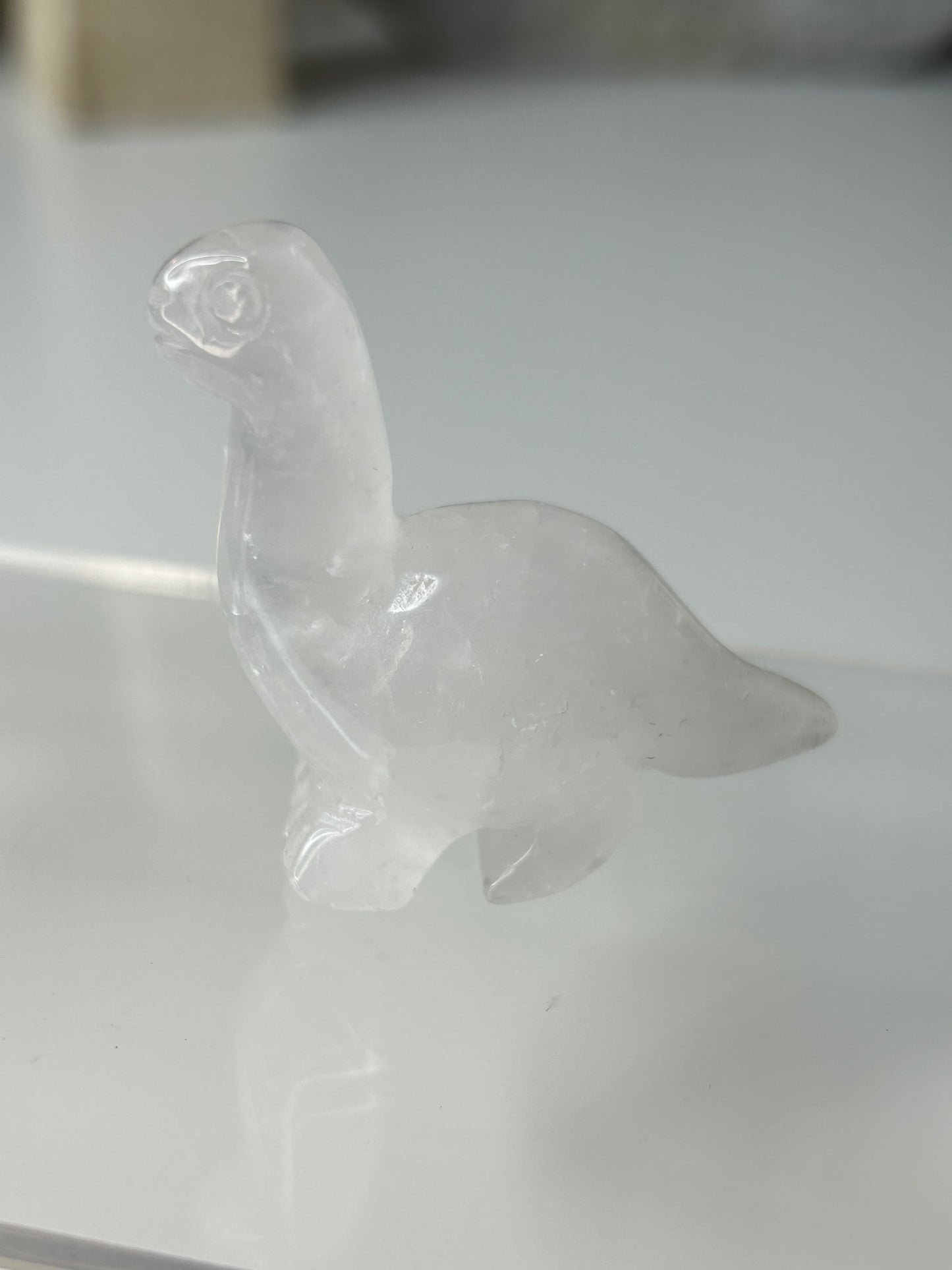 Small crystal  Dino carving