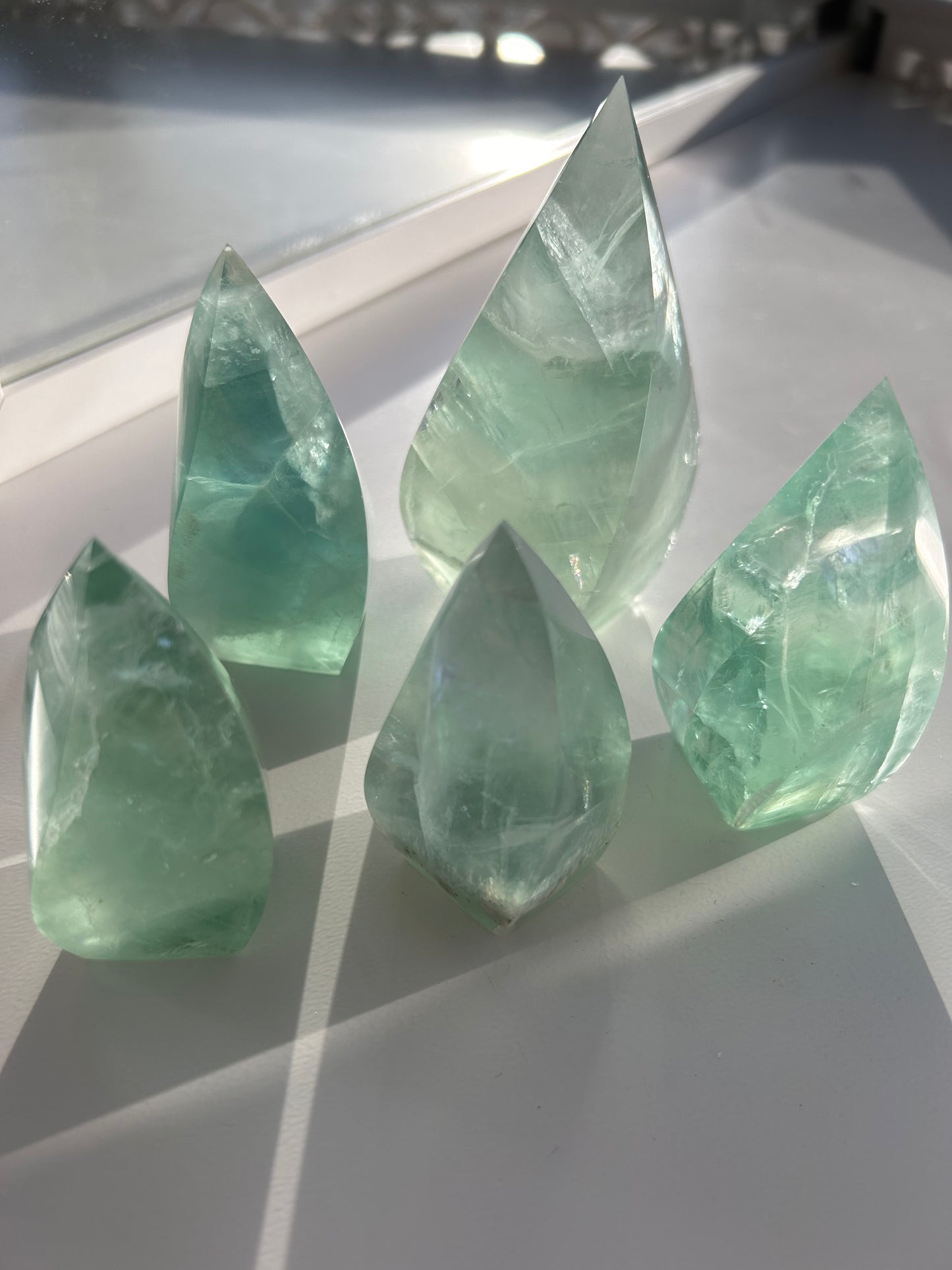 Green Fluorite Flame