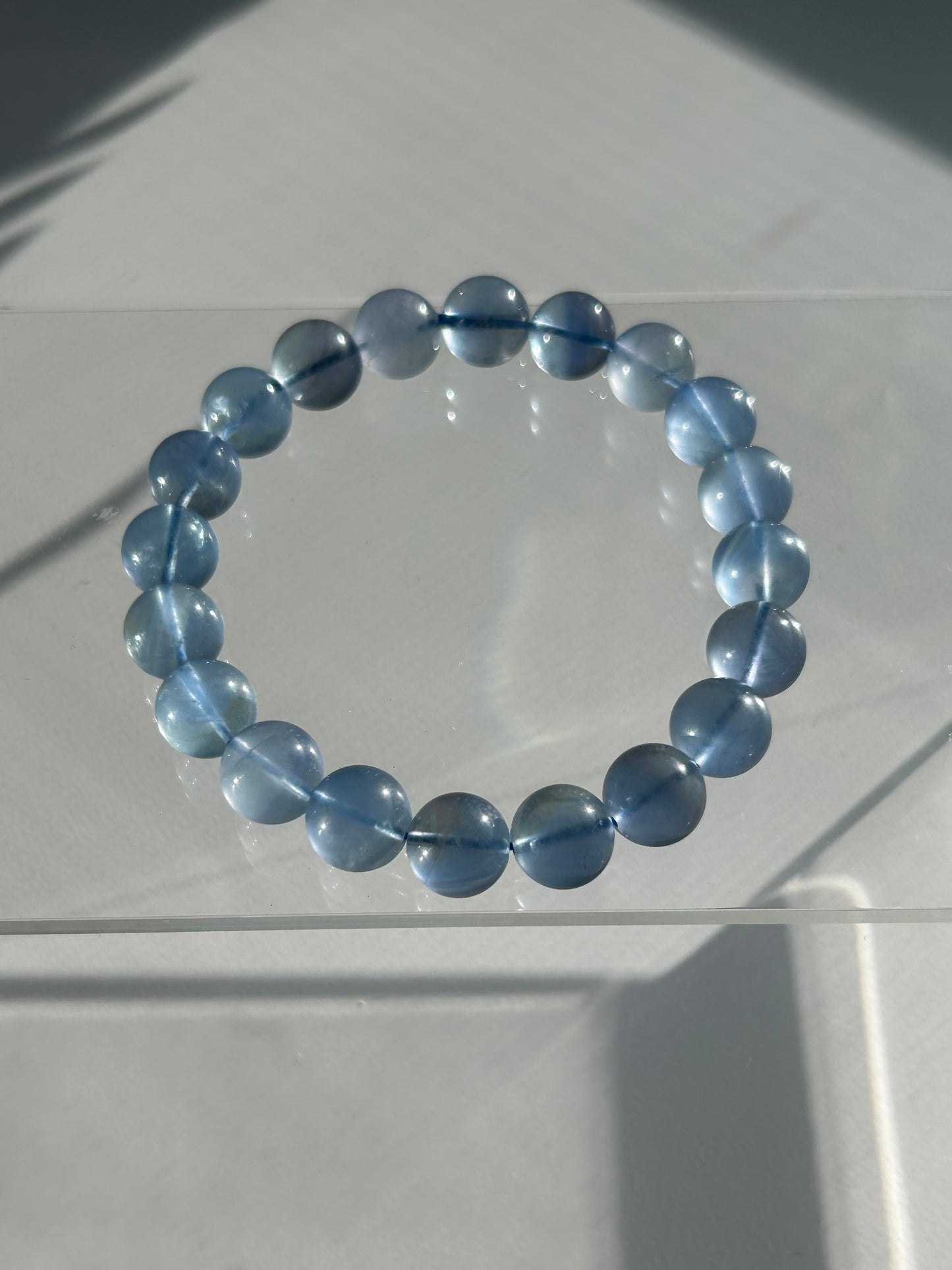 High Quality Blue Fluorite Beaded Bracelet