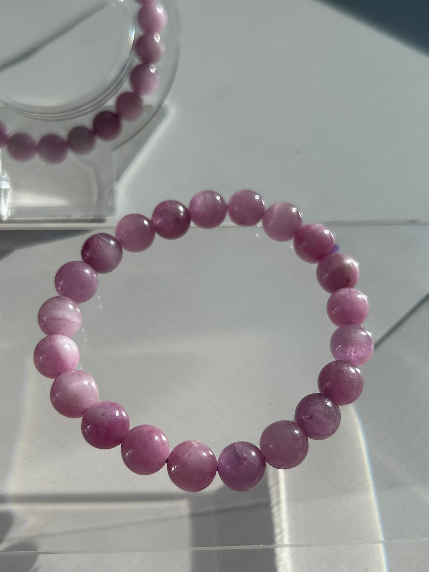 Kunzite Beaded bracelet