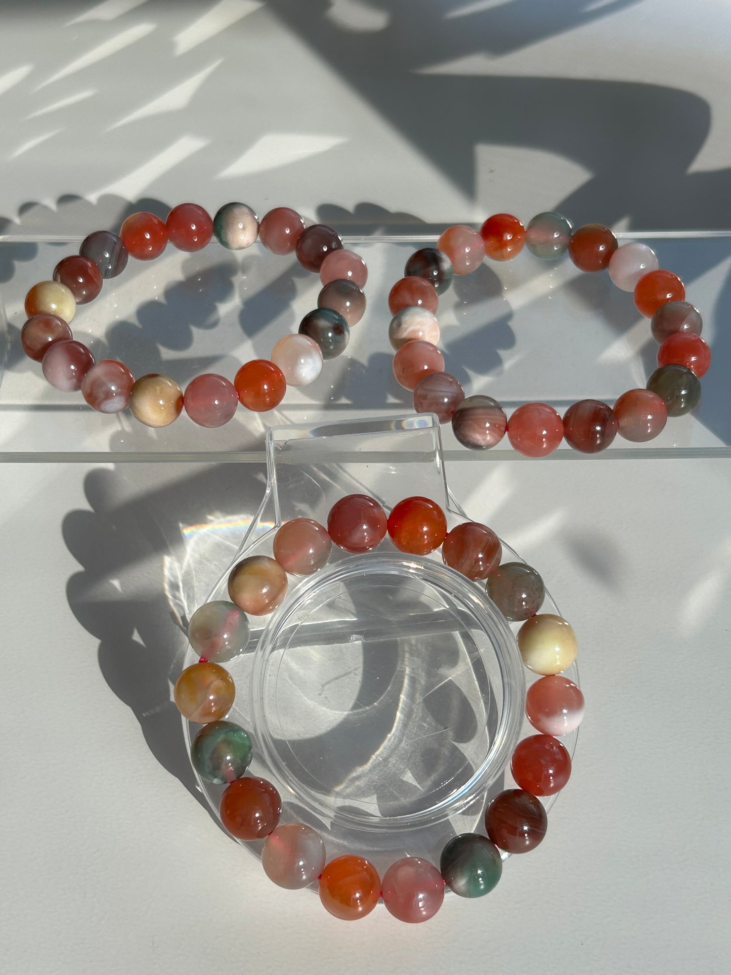 Yanyuan agate beaded bracelets