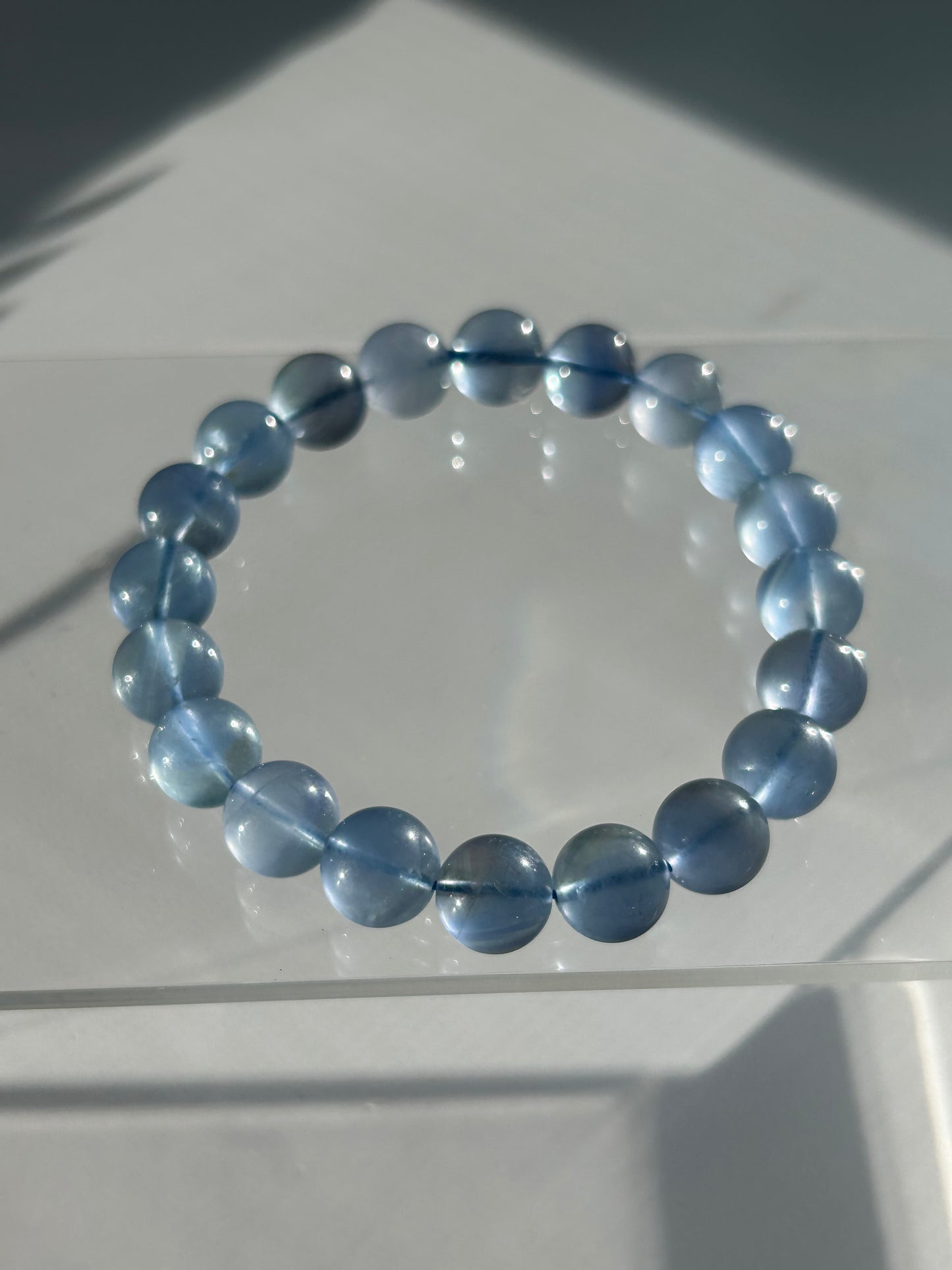 High Quality Blue Fluorite Beaded Bracelet