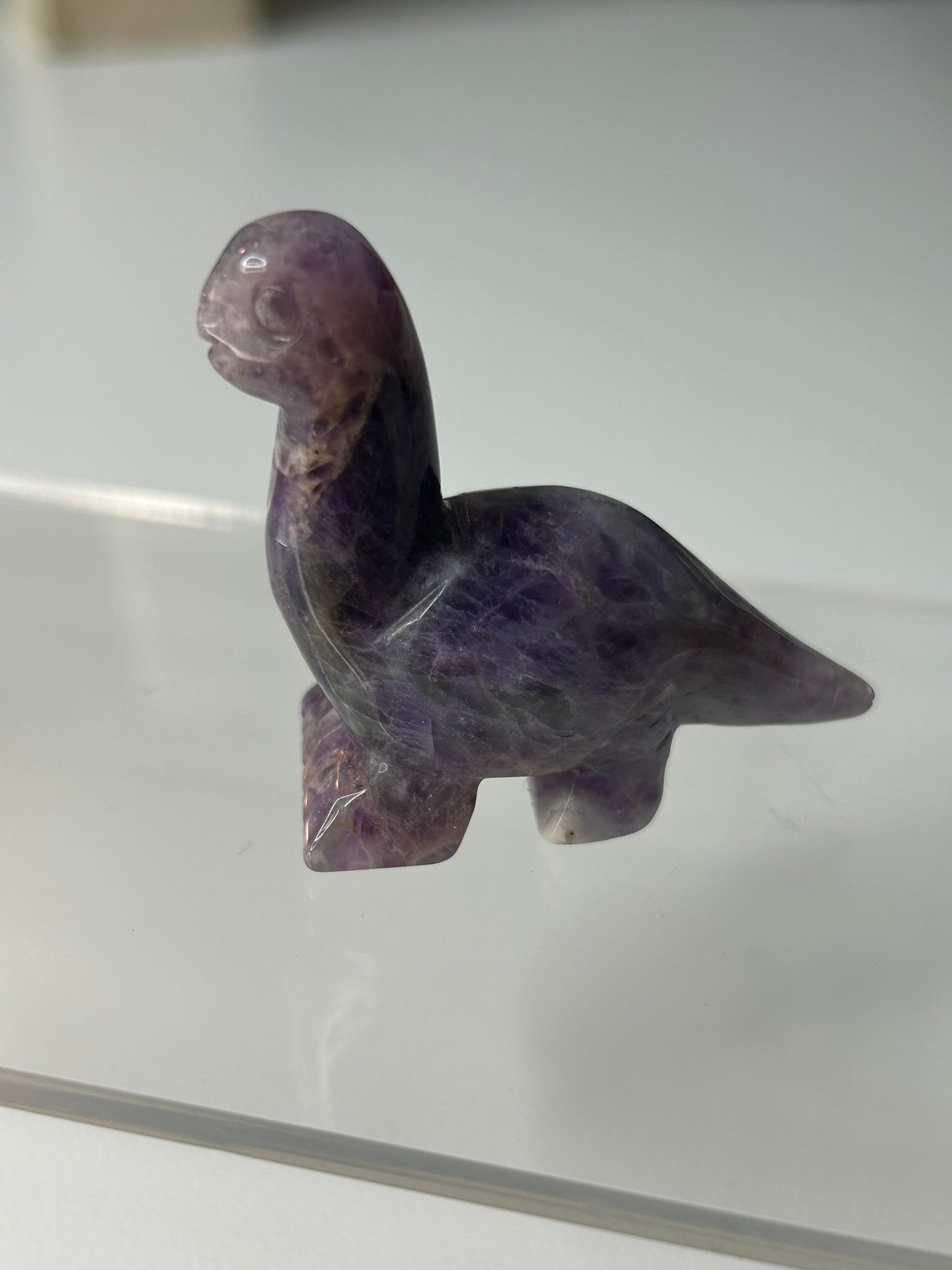 Small crystal  Dino carving