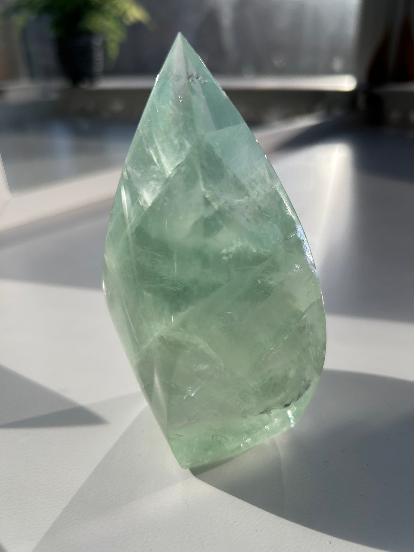 Green Fluorite Flame