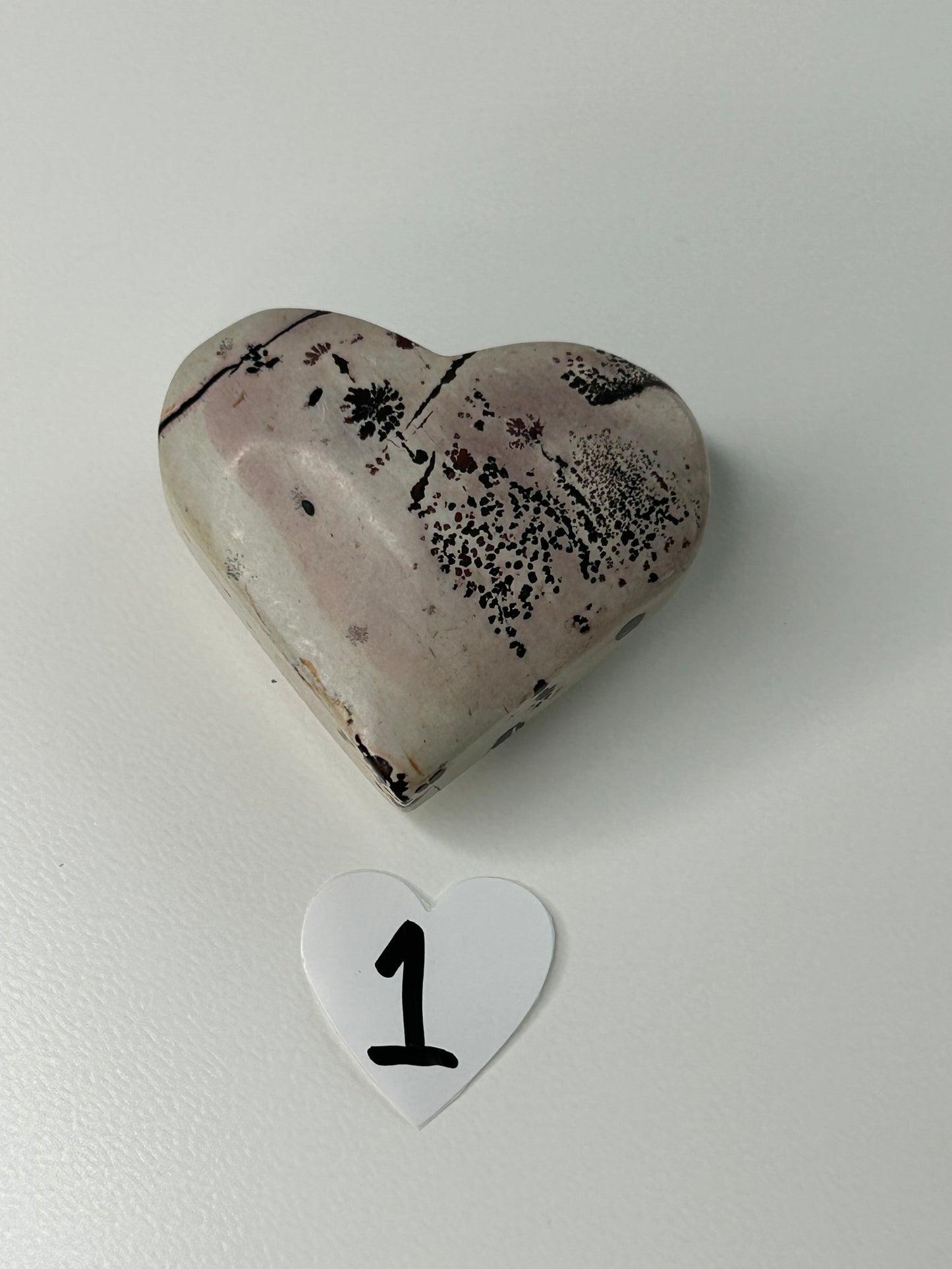 Picture Jasper Heart Carving