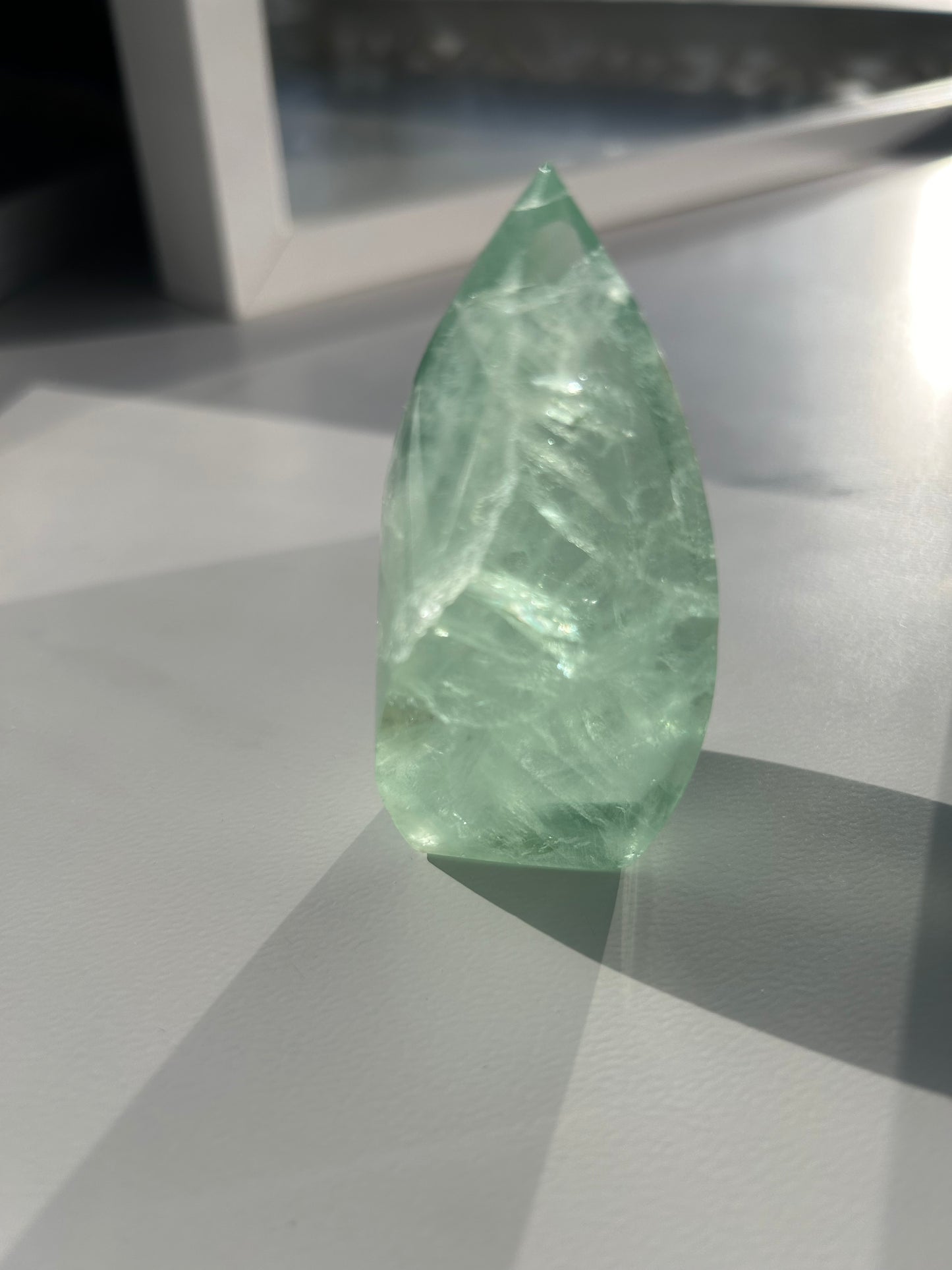 Green Fluorite Flame