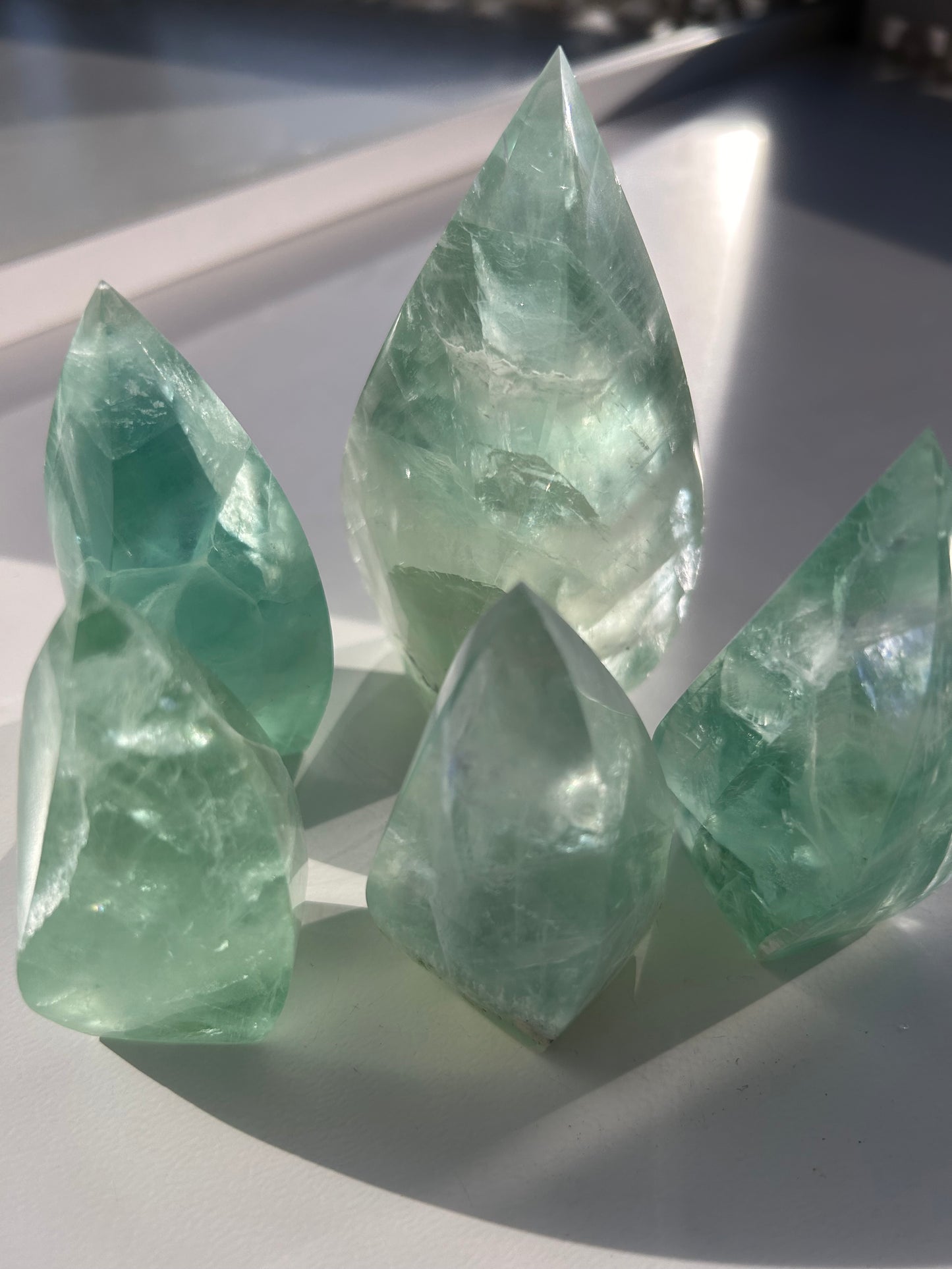 Green Fluorite Flame