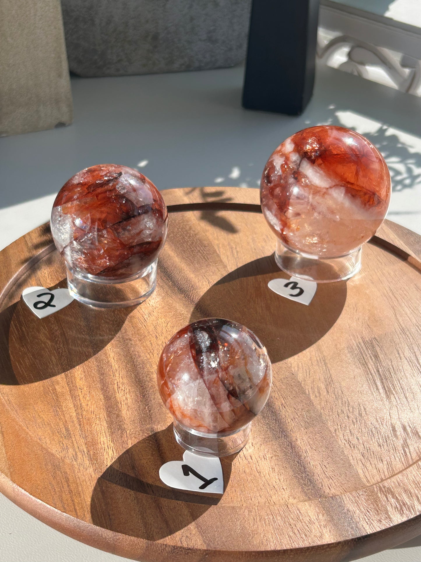 Fire Quartz Sphere