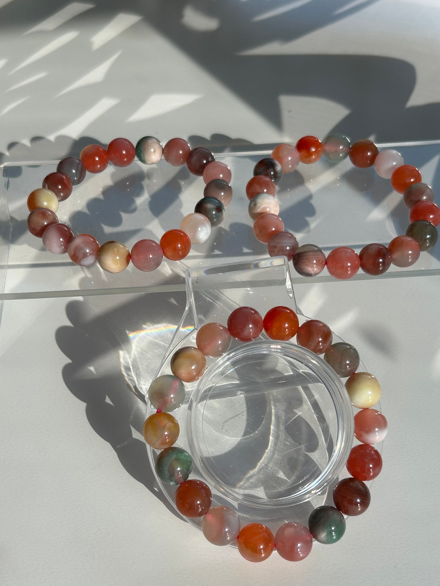 Yanyuan agate beaded bracelets