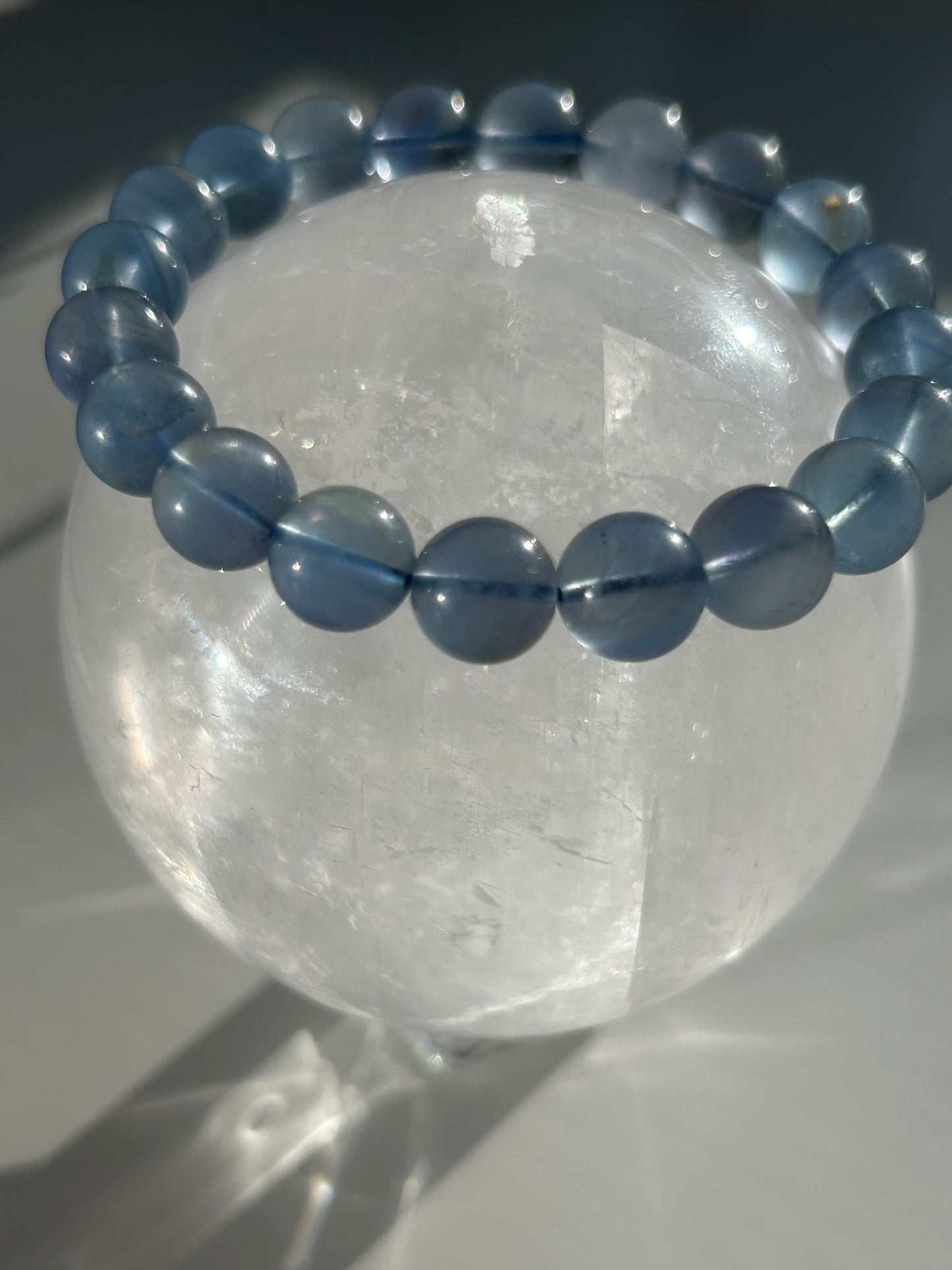 High Quality Blue Fluorite Beaded Bracelet