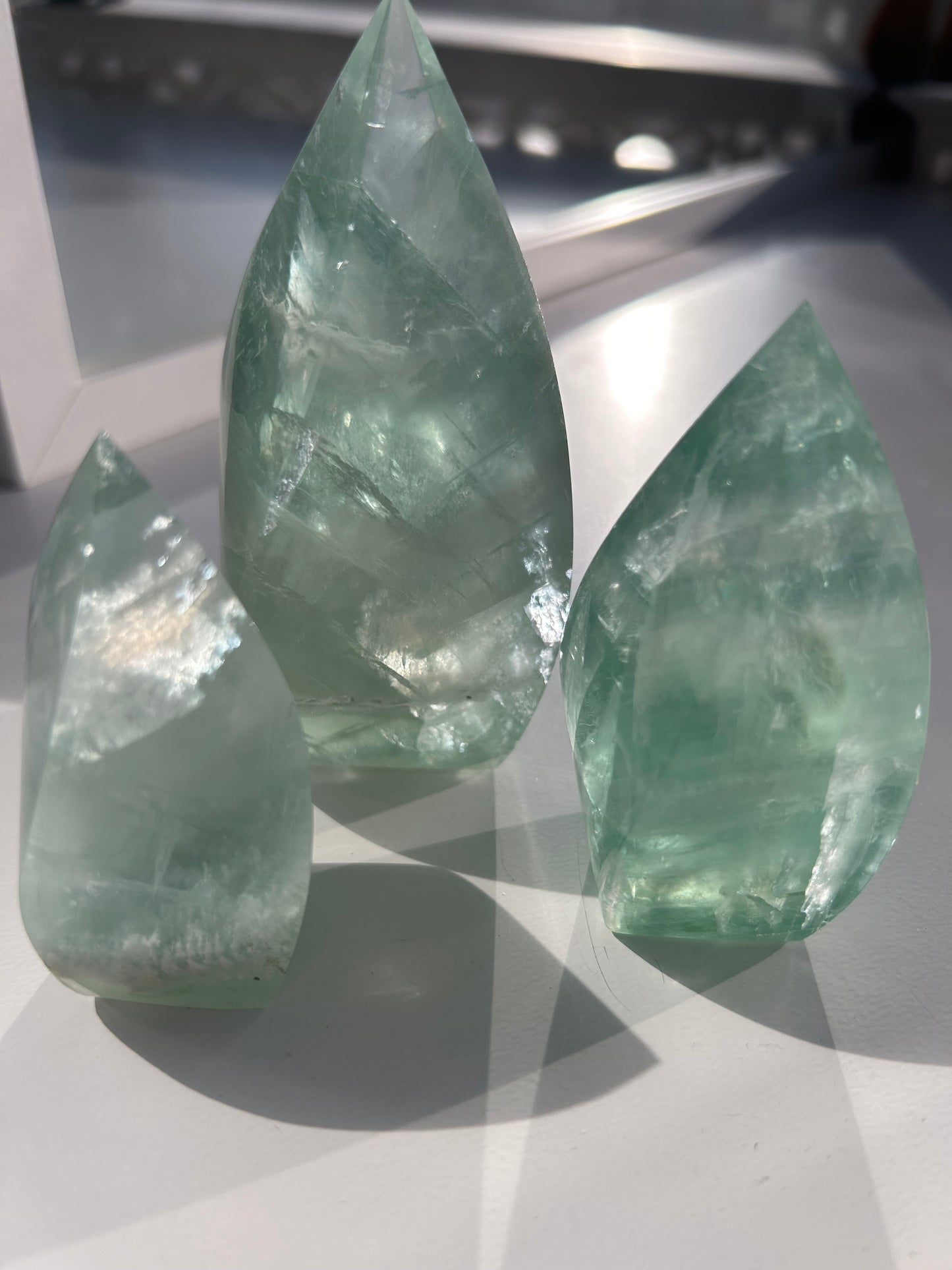 Green Fluorite Flame