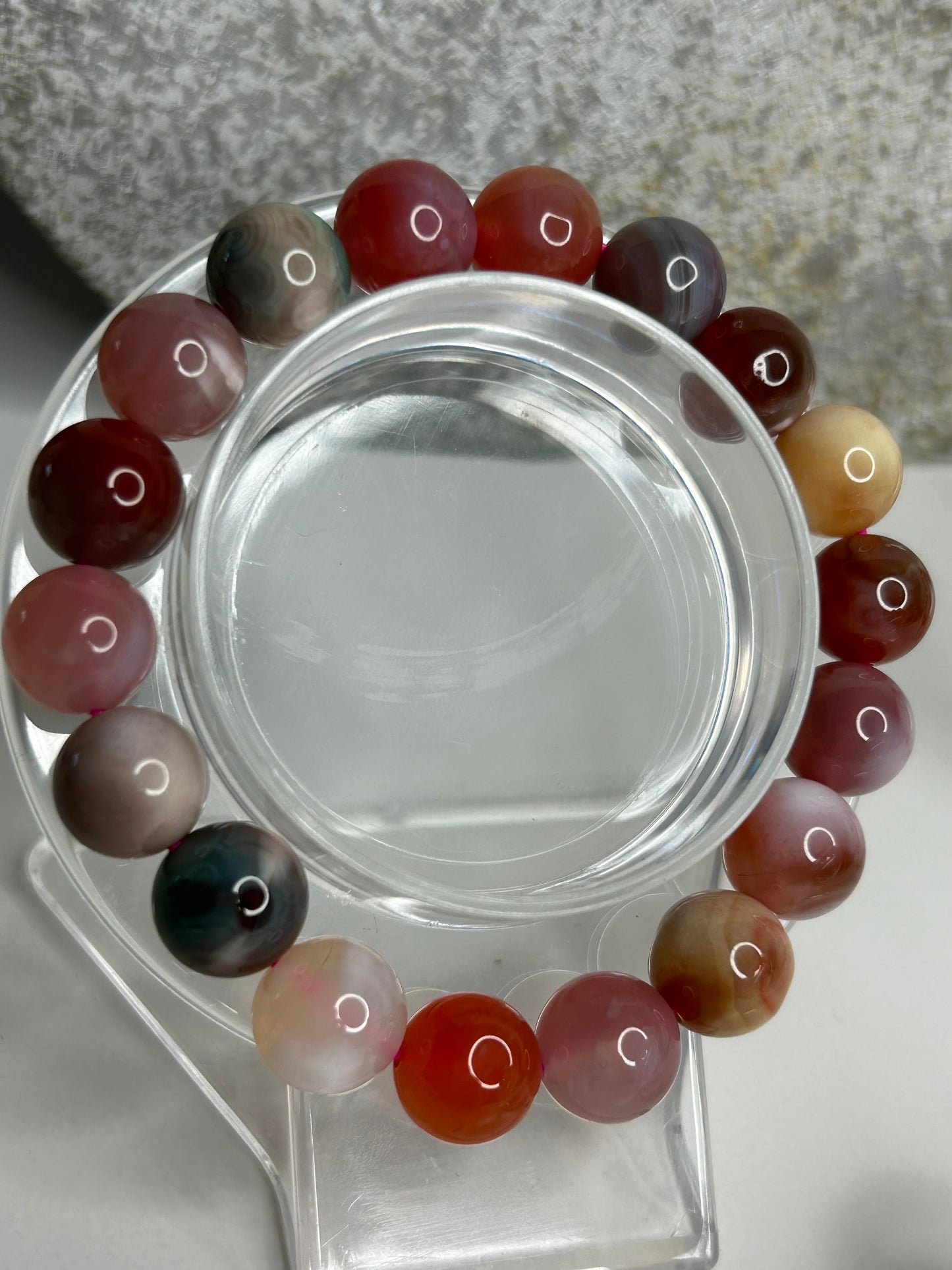 Yanyuan agate beaded bracelets