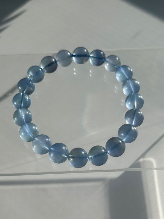 High Quality Blue Fluorite Beaded Bracelet