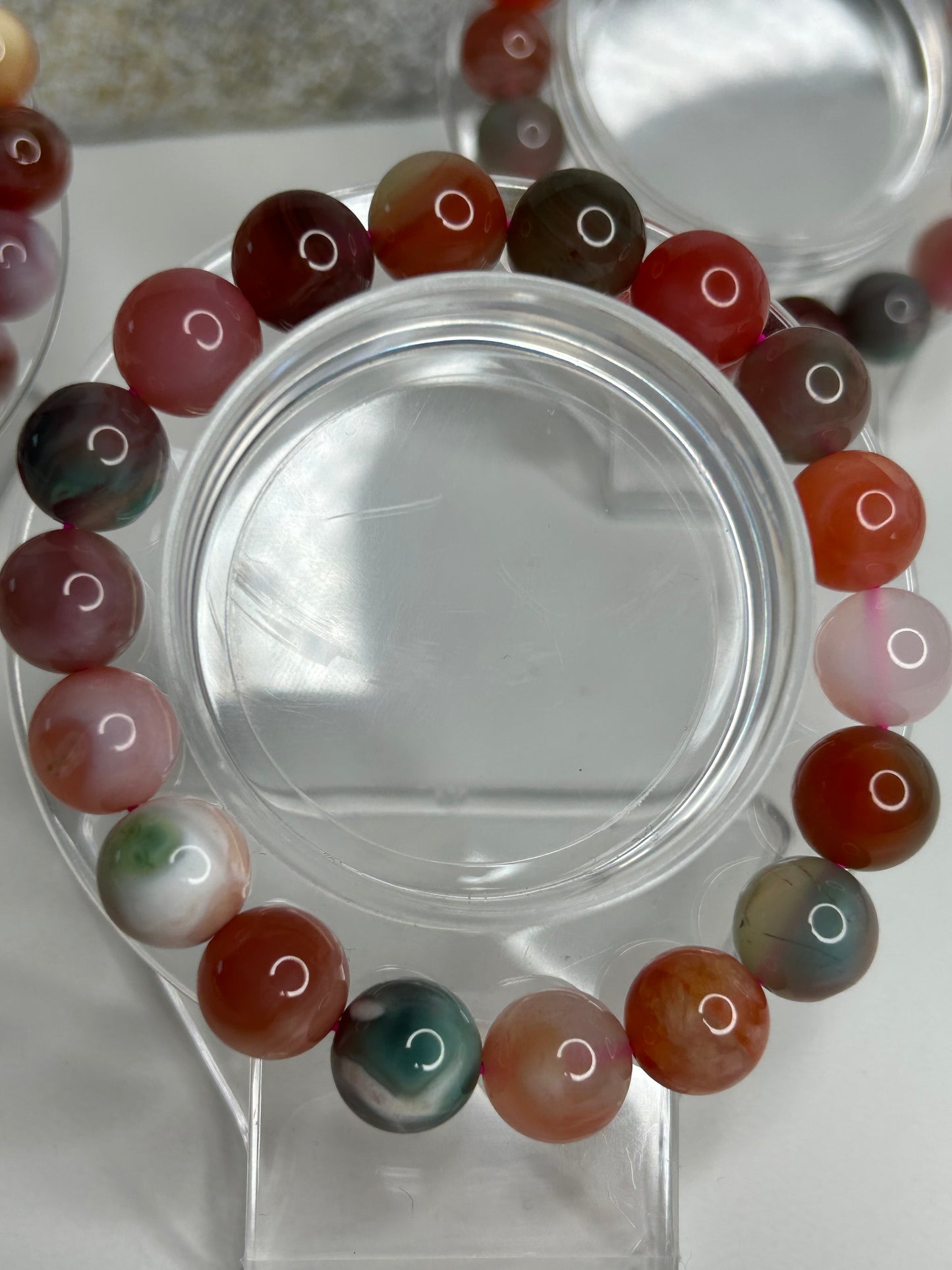 Yanyuan agate beaded bracelets