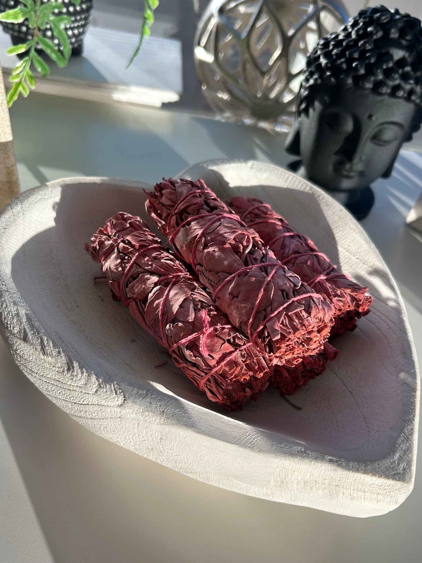 Dragon's Blood Dipped White Sage Smudge bundle