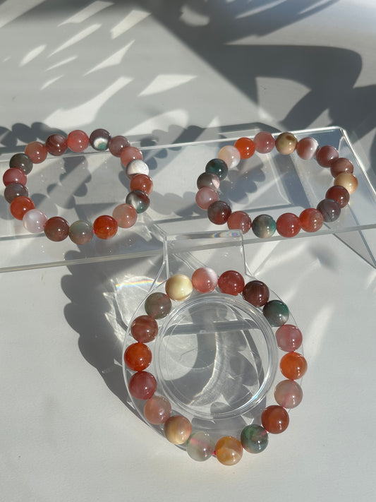 Yanyuan agate beaded bracelets