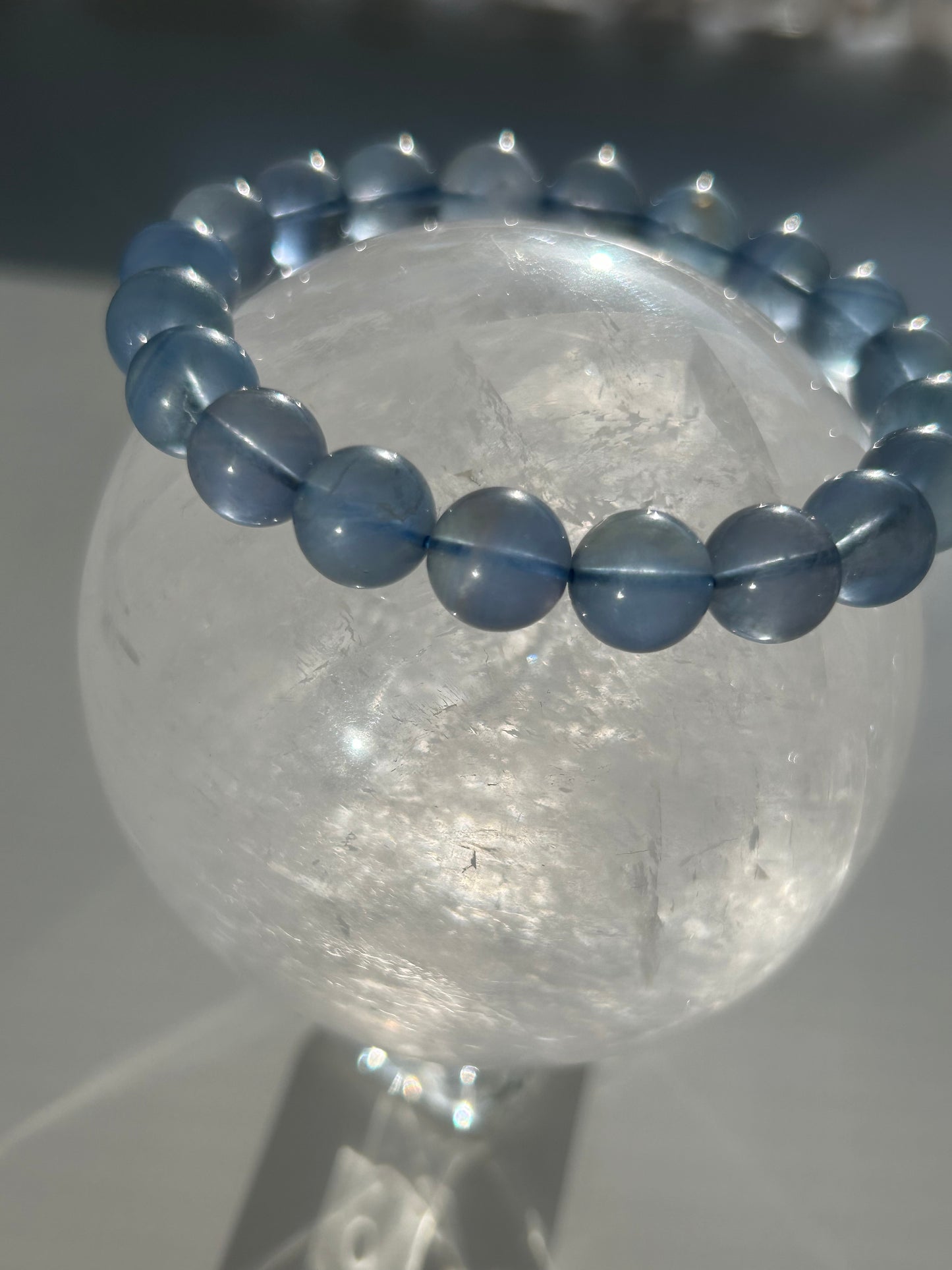 High Quality Blue Fluorite Beaded Bracelet