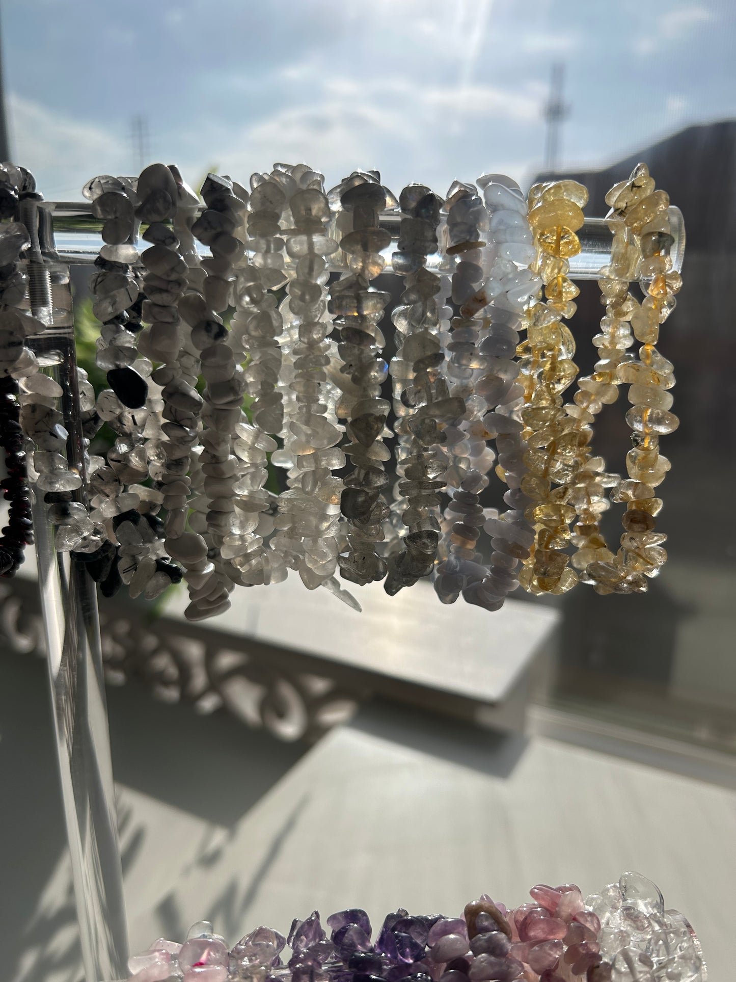 Crystal Chip bracelets