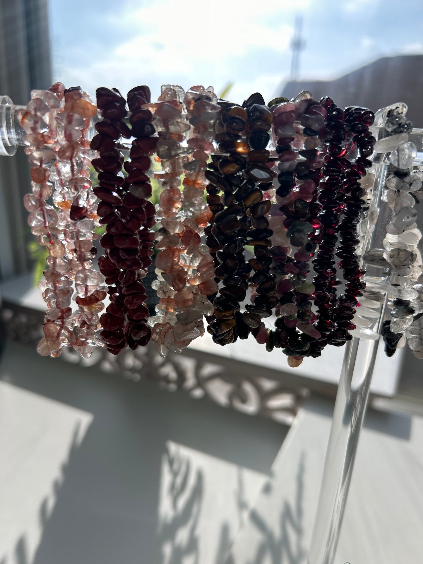 Crystal Chip bracelets