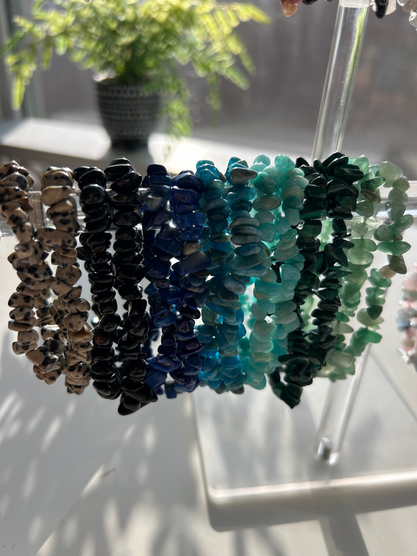 Crystal Chip bracelets