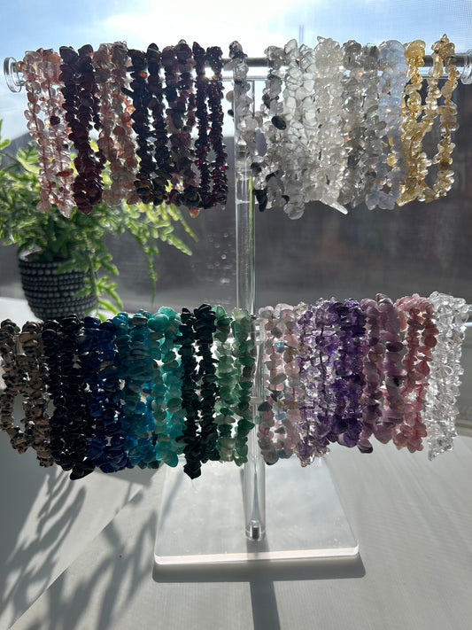 Crystal Chip bracelets