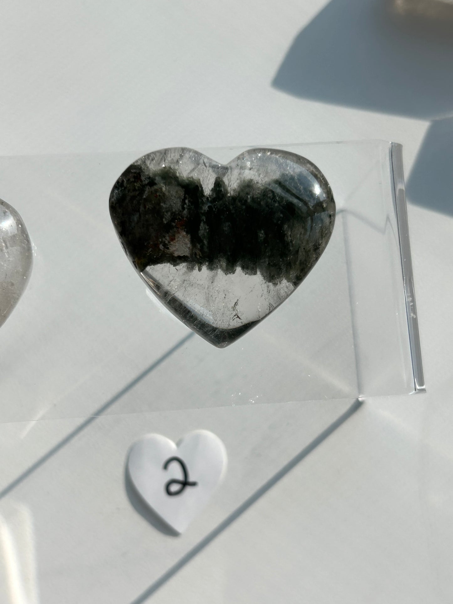 Garden Quartz Heart Carving