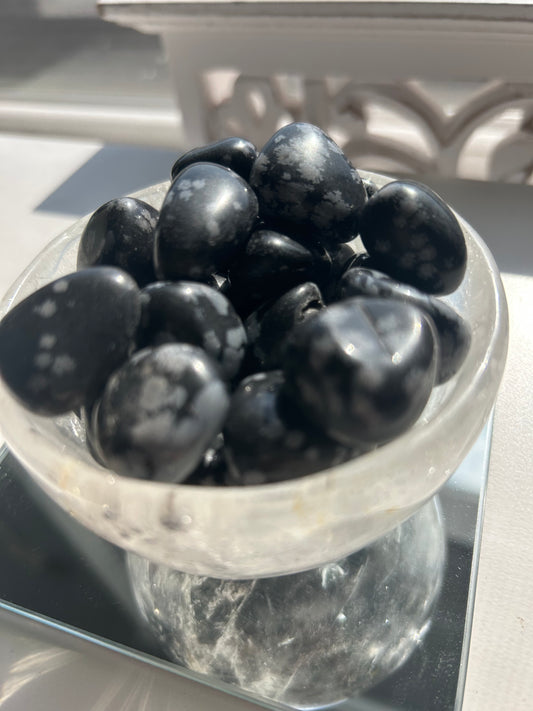 Snowflake Obsidian Tumble