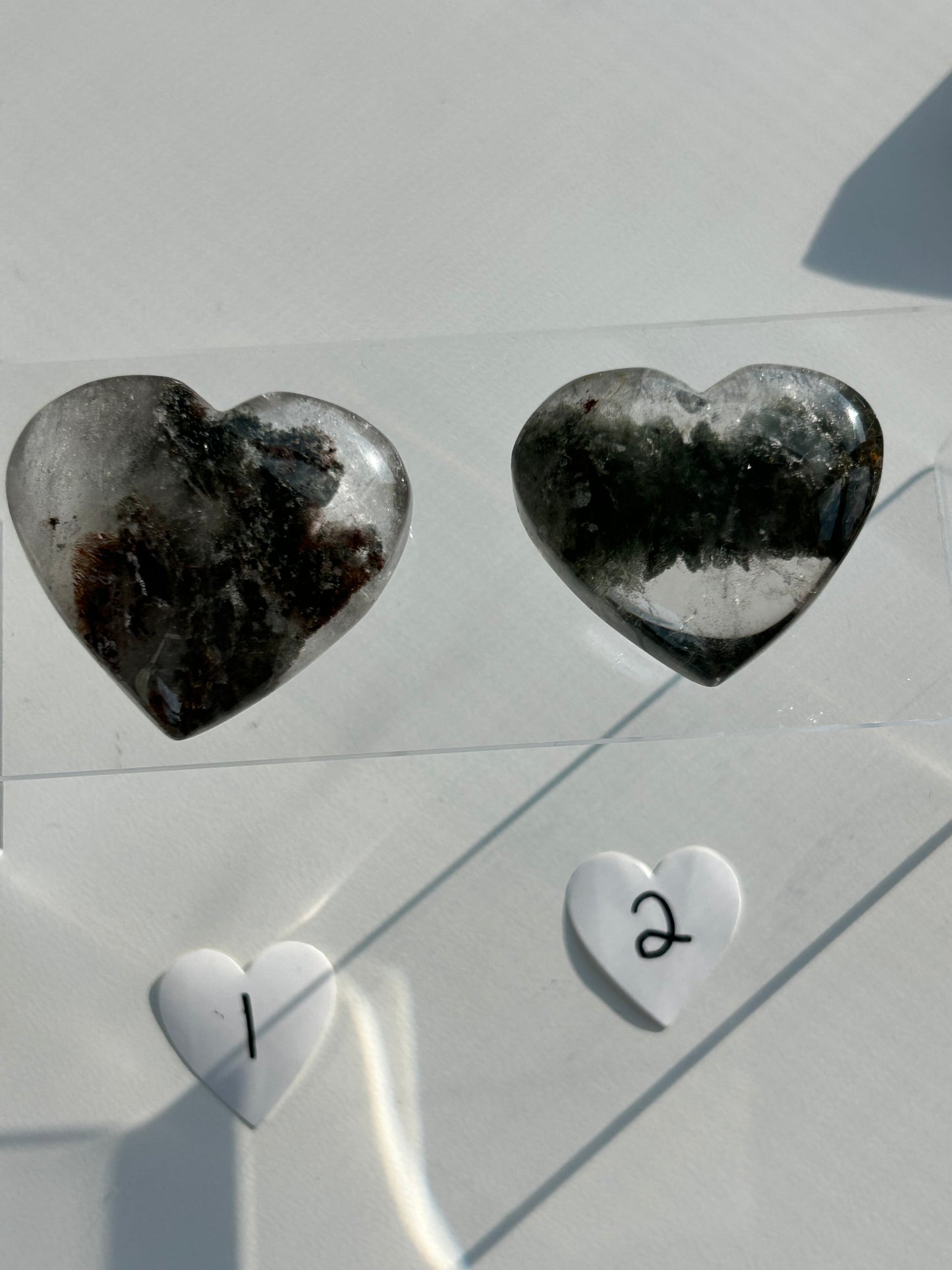 Garden Quartz Heart Carving