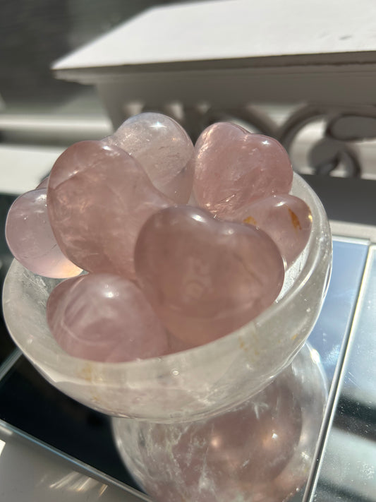 Rose Quartz Heart