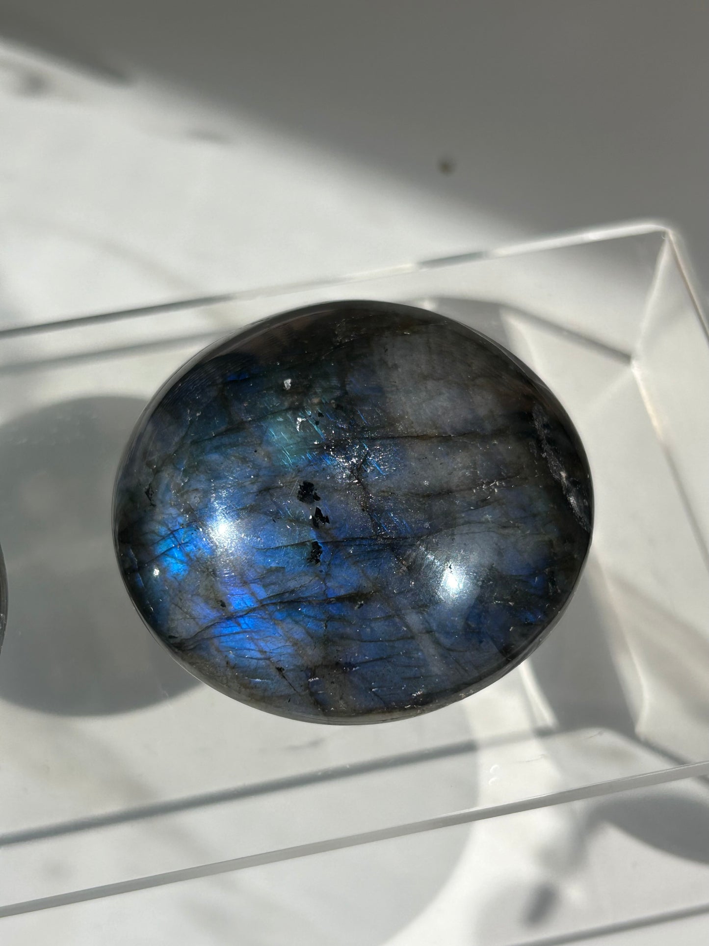 Labradorite🛸UFO Palm stone