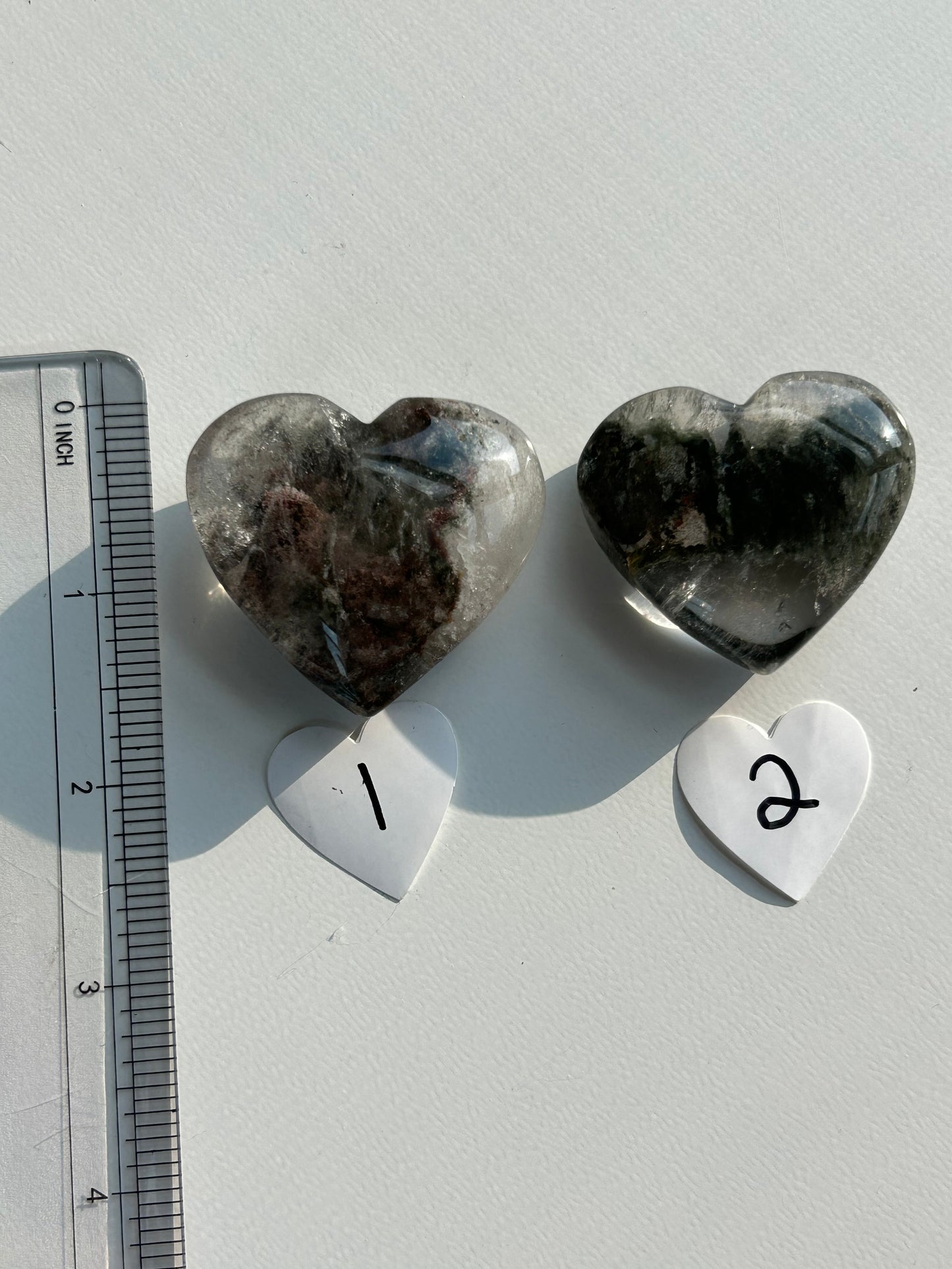 Garden Quartz Heart Carving