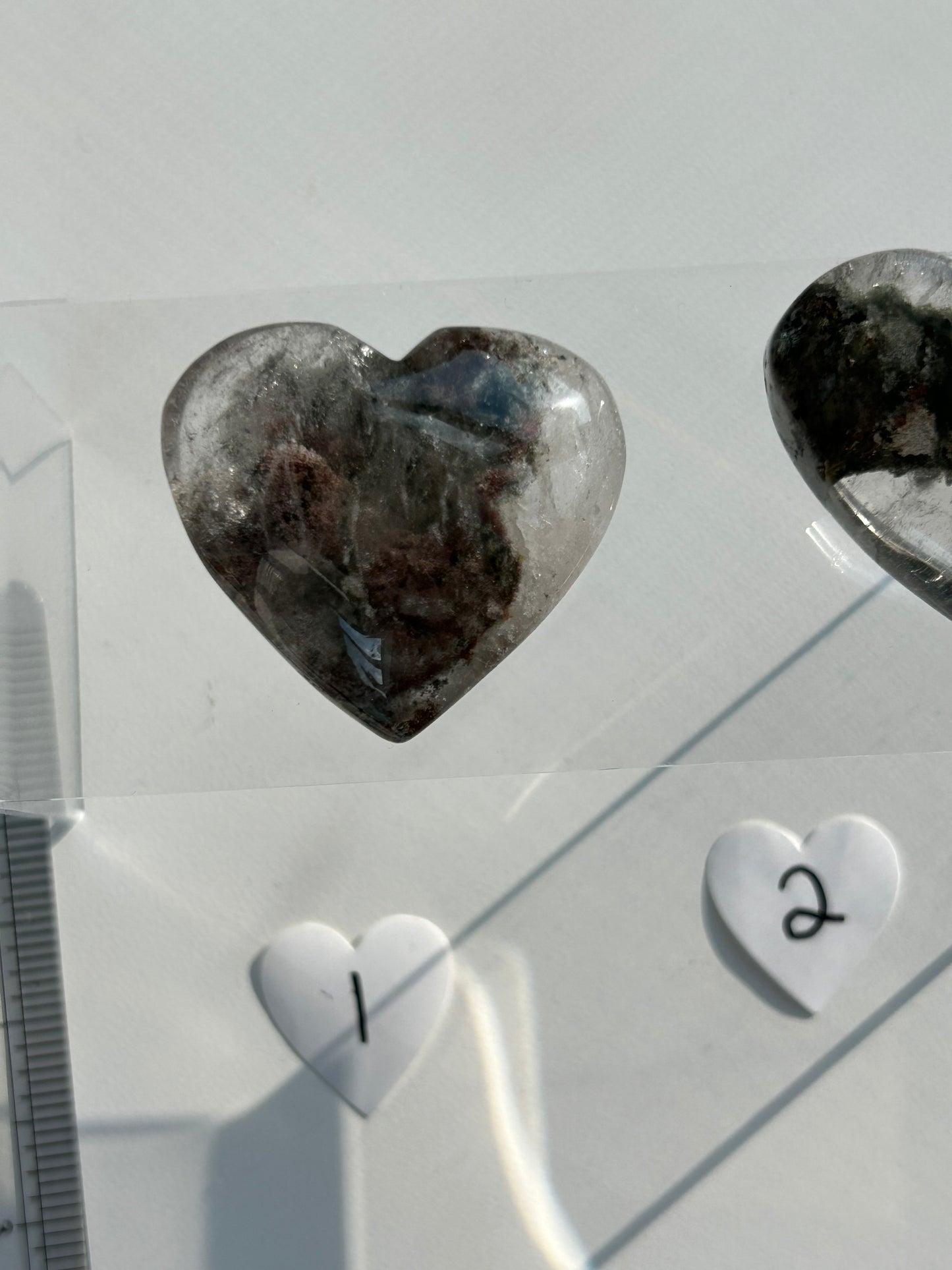 Garden Quartz Heart Carving