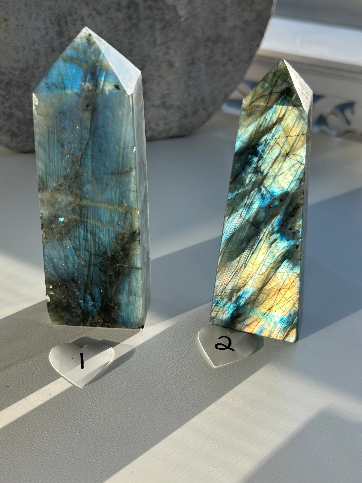 Super Flashy Labradorite Tower